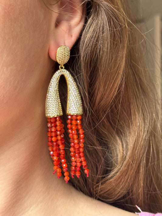 Boucles d'oreilles - CORAIL