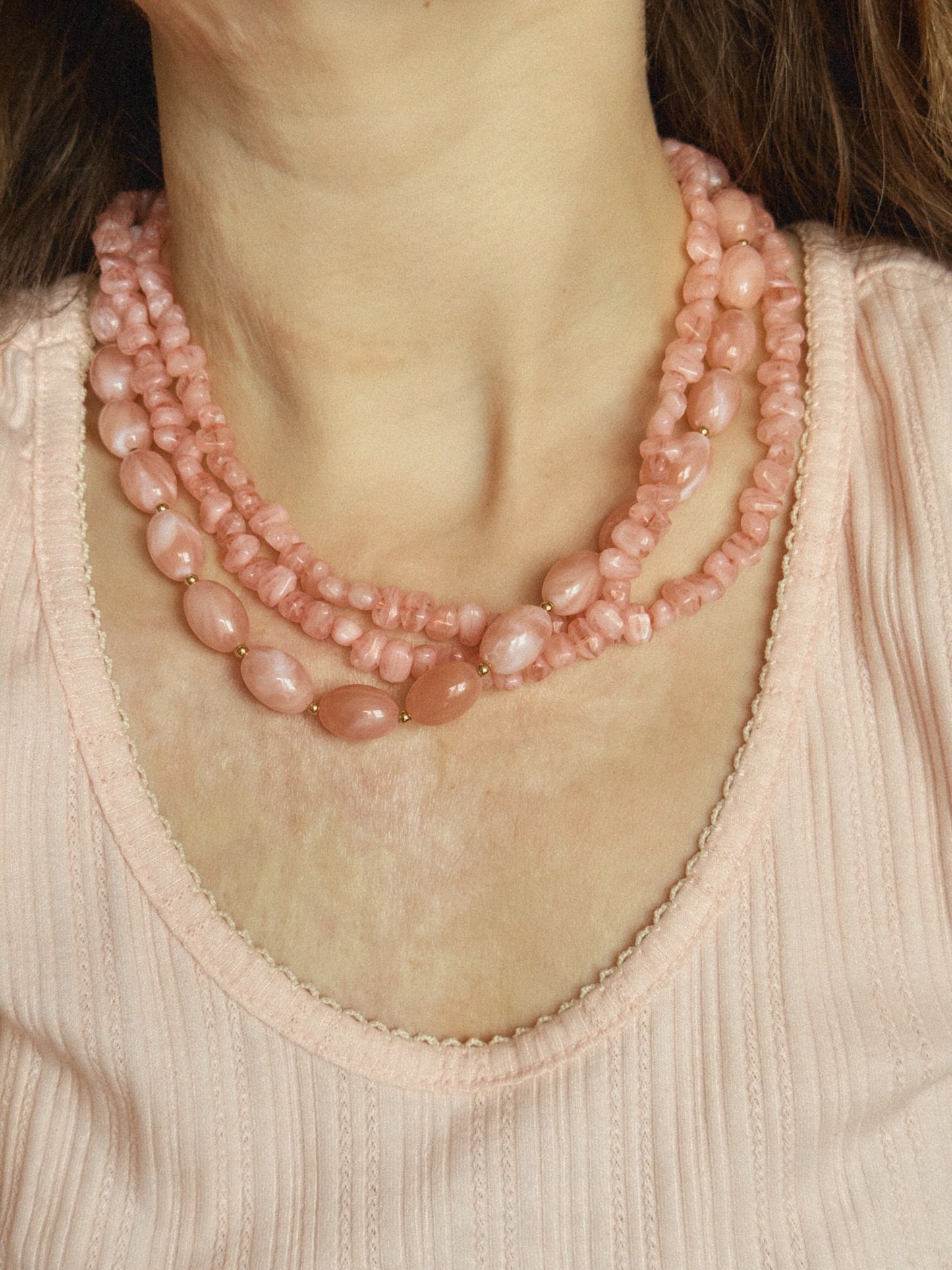 Collier - BAGATELLE rosé
