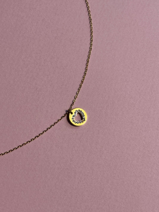 Collier enfant - COEUR STRASS