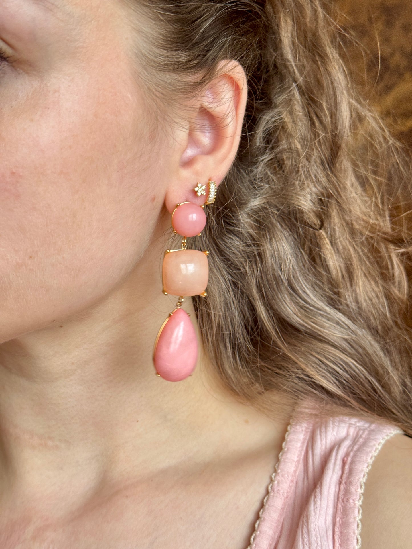 Boucles d’oreilles - MIMOSA