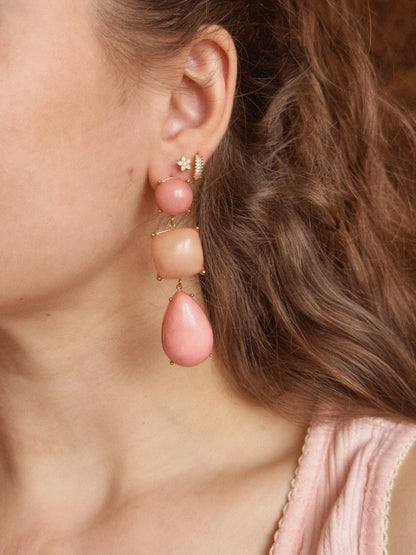 Boucles d’oreilles - MIMOSA