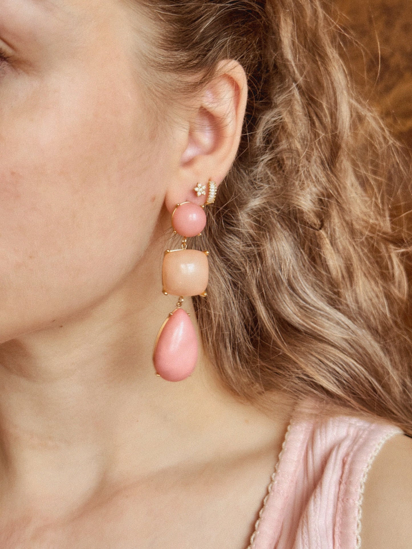 Boucles d’oreilles - MIMOSA