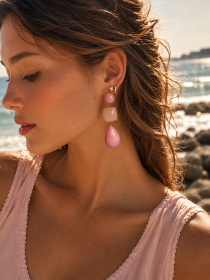 Boucles d’oreilles - MIMOSA